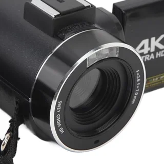 Videocamera Camcorder met Afstandsbediening 56M 4K 30FPS IR NightVision 18X Zoom 3.0in IPS Touchscreen Vlog Camera voor Fotografie