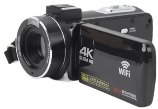 Videocamera Camcorder met Afstandsbediening 56M 4K 30FPS IR NightVision 18X Zoom 3.0in IPS Touchscreen Vlog Camera voor Fotografie