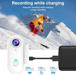 Compacte Actiecamera - 1080P - met WiFi - en Waterdichte Behuizing - Multifunctioneel - 30 m waterdicht