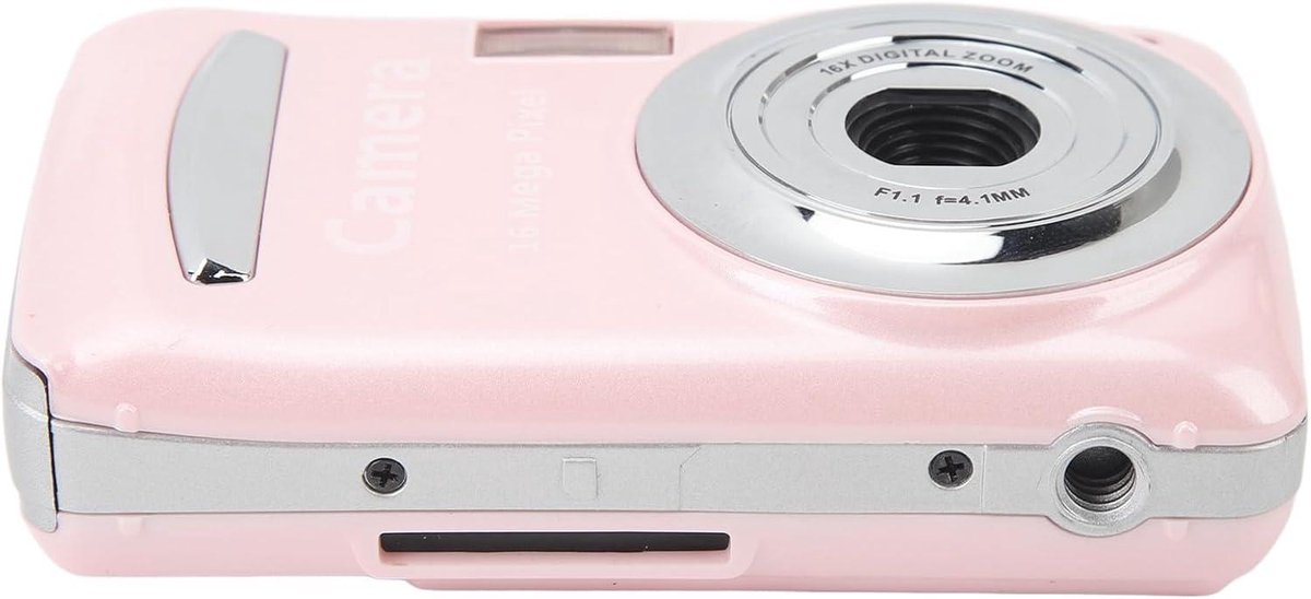 16MP Compacte Vlog Camera 1080P Roze