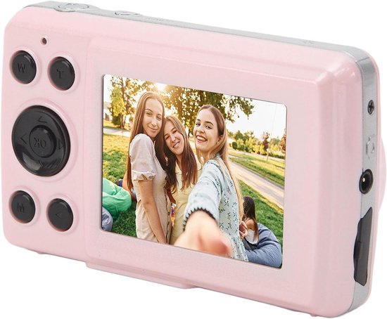 16MP Compacte Vlog Camera 1080P Roze