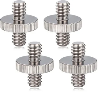 2 stuks camera-schroefdraadadapter, 1/4 inch camera-adapter