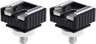 2 stuks flitsschoenmontageadapter 1/4 inch
