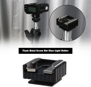 2 stuks flitsschoenmontageadapter 1/4 inch