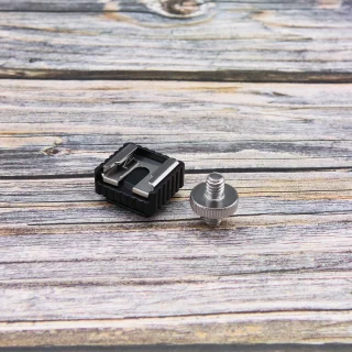 2 stuks flitsschoenmontageadapter 1/4 inch