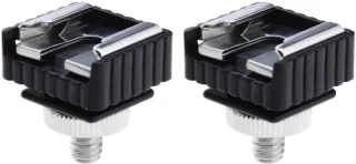 2 stuks flitsschoenmontageadapter 1/4 inch