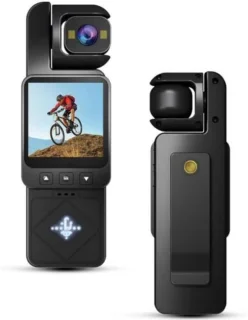 360° Mini Action Cam - Wifi-camera - 1080p - Bodycam - motorfiets actiecamera