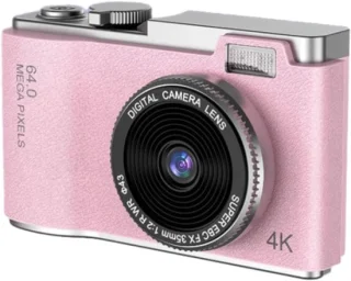 48MP Digitale camera 1080P compactcamera 16x digitale zoom 2,4 inch HD-scherm dubbele lens selfiecamera
