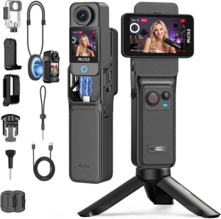 4k actiecamera - vlogcamera handheld - zwart