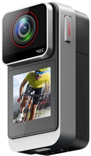 4K-actiecamera zwart