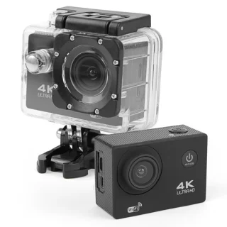 4K Action Camera met wifi, waterdicht tot 30m en 170° groothoek