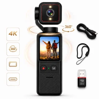 4K actioncam met gimbal