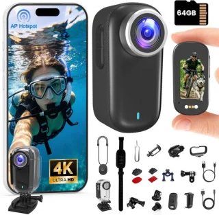 4K actioncamera met waterdichte behuizing