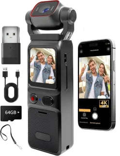 4K bodycam met wifi, touchscreen en lange batterijduur
