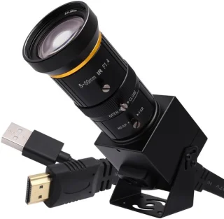 4K HDMI-camera met telelens en handmatige focus