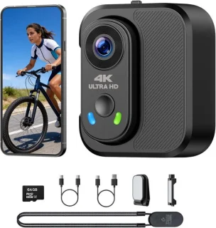4K mini actiecamera met 150 graden lens - ShopVlot
