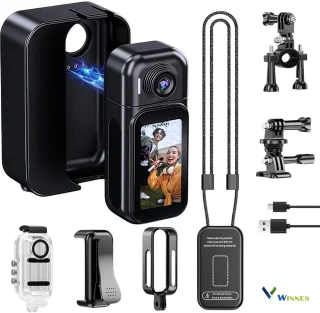 De 4K mini action camera in één oogopslag