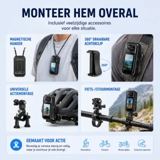 Wat vinden we goed aan de 4K mini action camera
