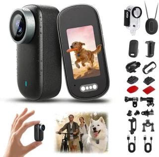 4k mini lichaamscamera - zwart 128gb