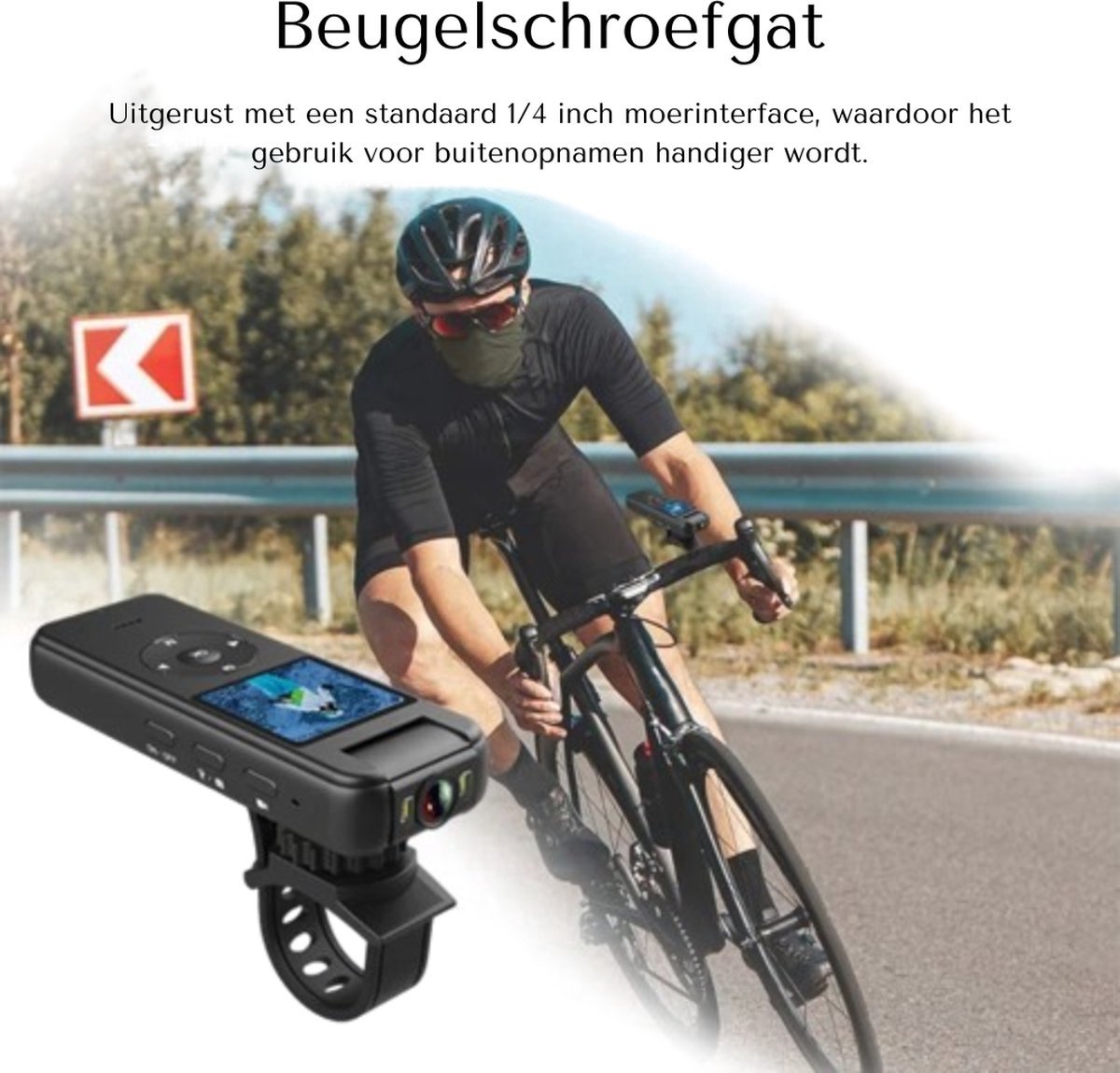 4K Mini WIFI Body Camera met IPS-scherm en 128G SD-kaart