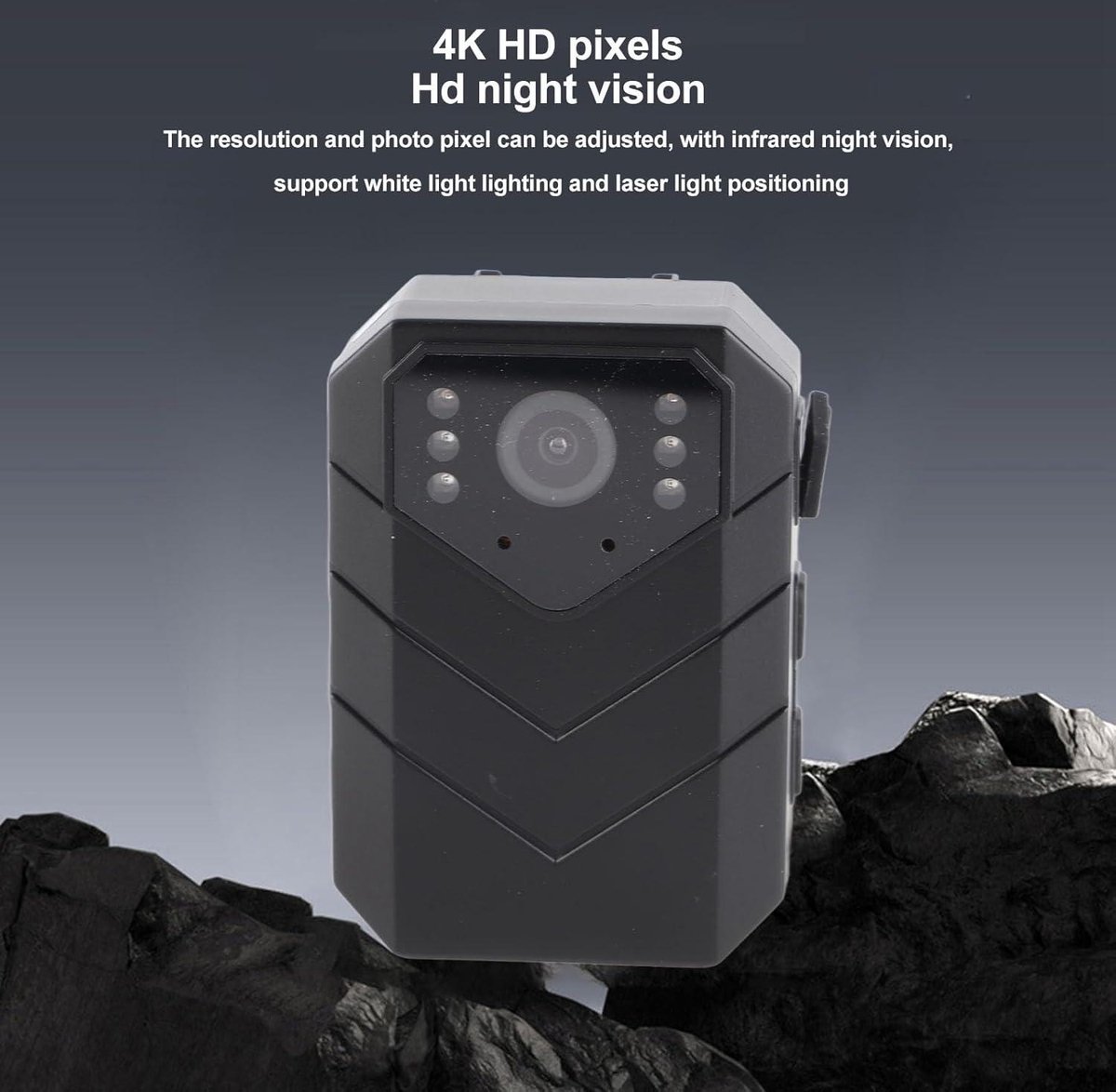 4K Mini WiFi Lichaamscamera 1080P HD met Groothoeklens