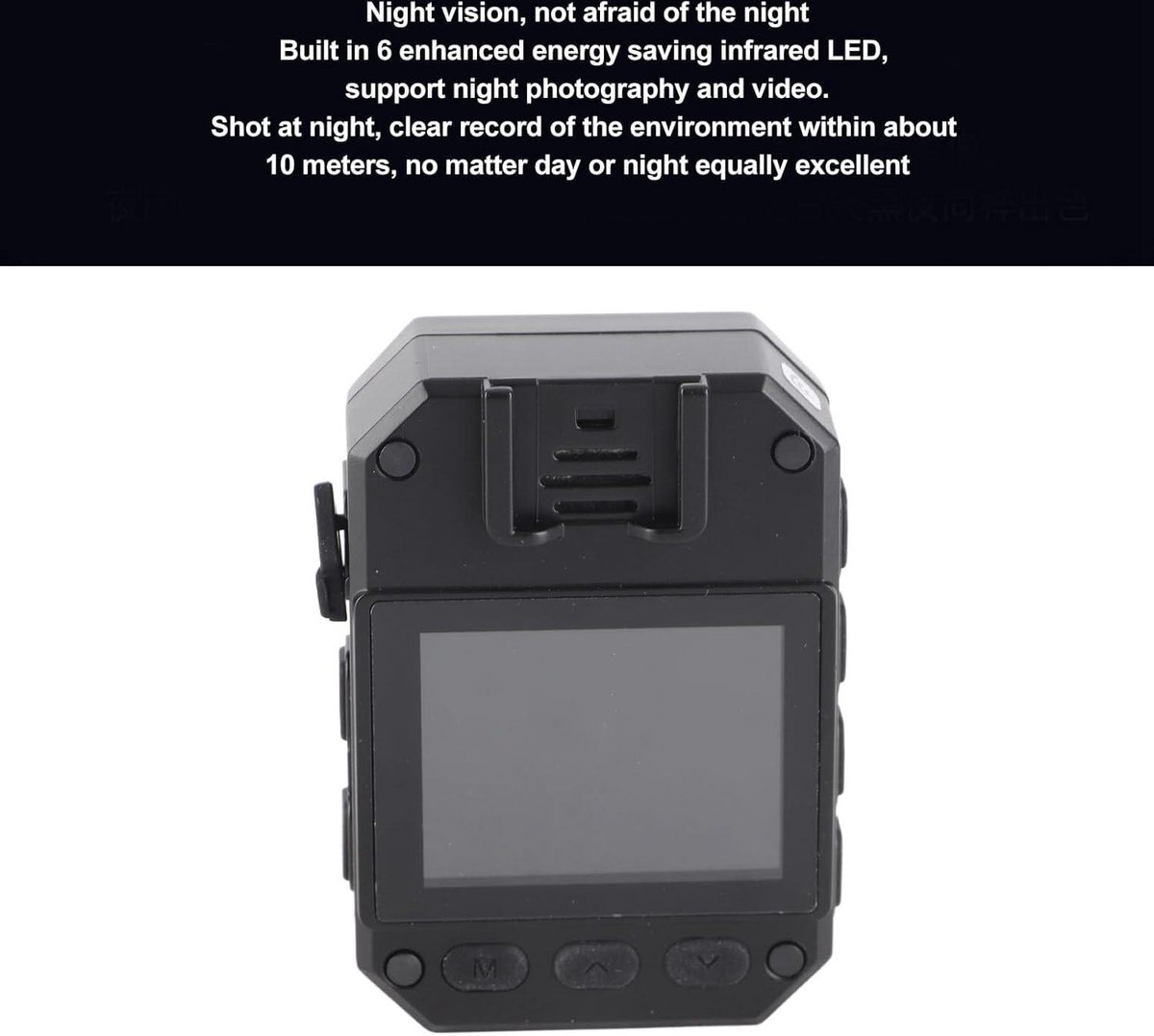 4K Mini WiFi Lichaamscamera 1080P HD met Groothoeklens