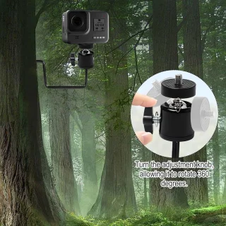 5 bomenhouders voor wildcamera, trailcamera-montage met 360° draaikop - ShopVlot