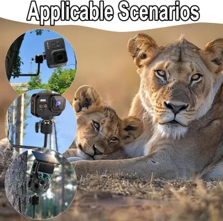5 bomenhouders voor wildcamera, trailcamera-montage met 360° draaikop - ShopVlot