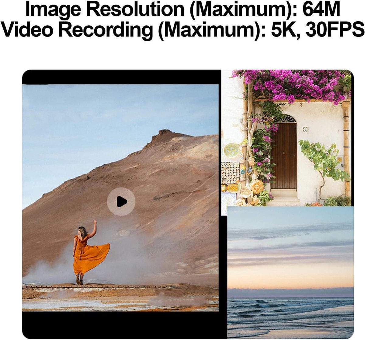 5K HDR 64MP Micro-SLR Camera 32" IPS Touchscreen