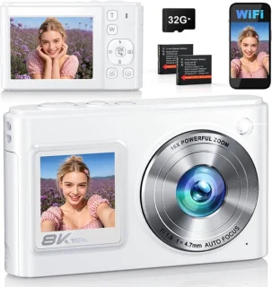 8K 96MP wifi-selfiecamera met dubbel scherm