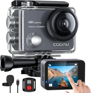 Actiecamera 4K 60fps 20MP WiFi EIS 30m waterdicht touchscreen