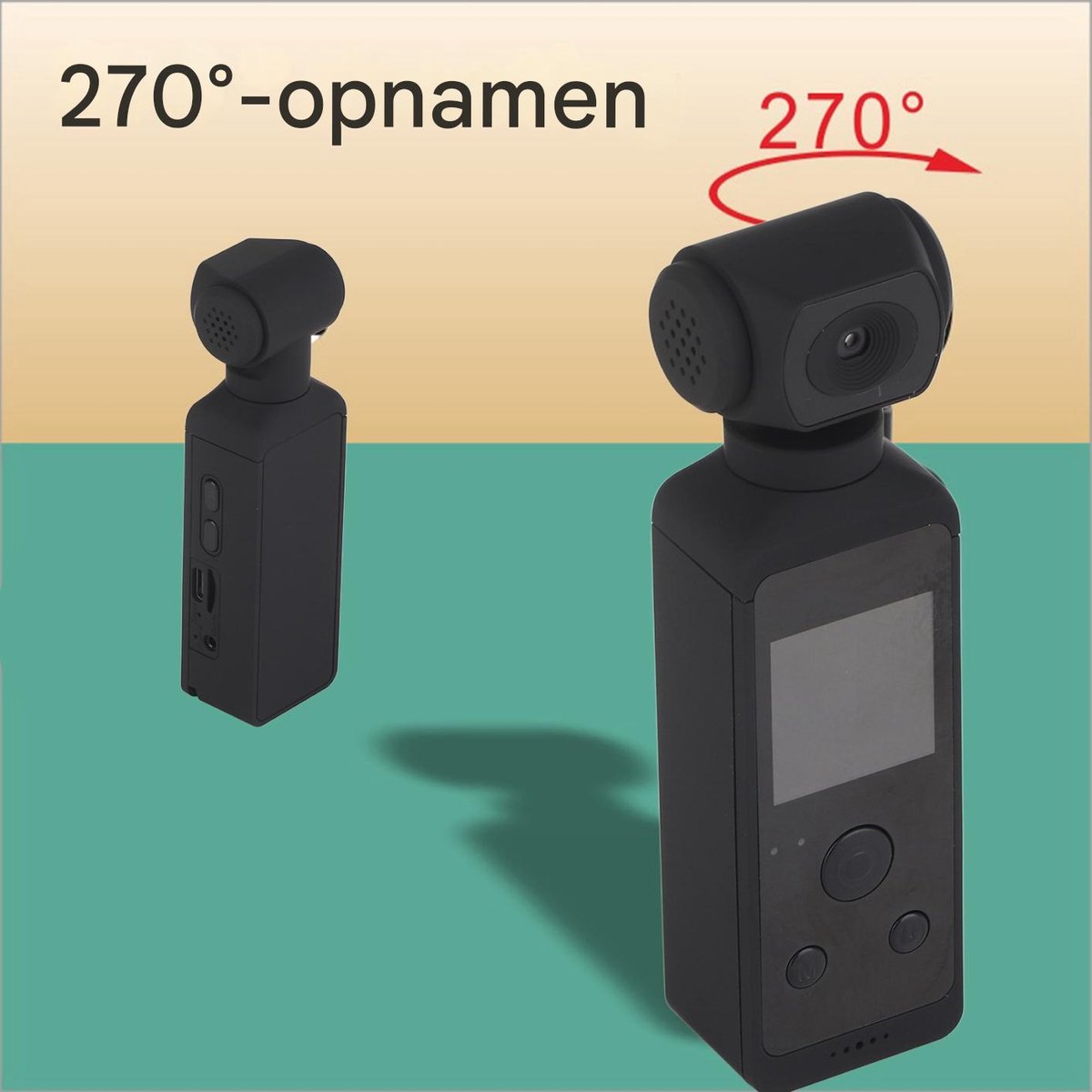 Actiecamera 4K Ultra HD met WiFi en Microfoon