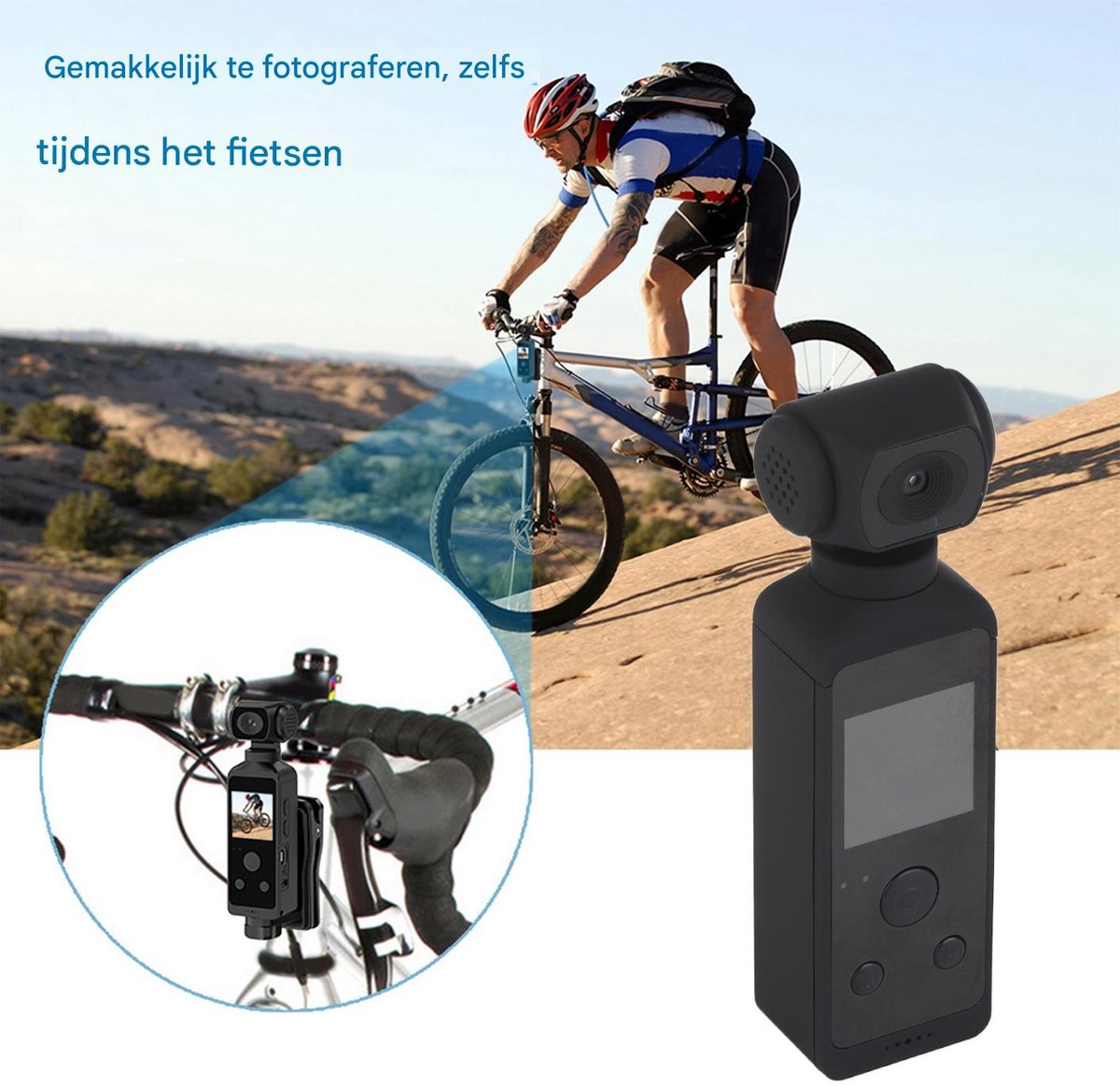 Actiecamera 4K Ultra HD met WiFi en Microfoon