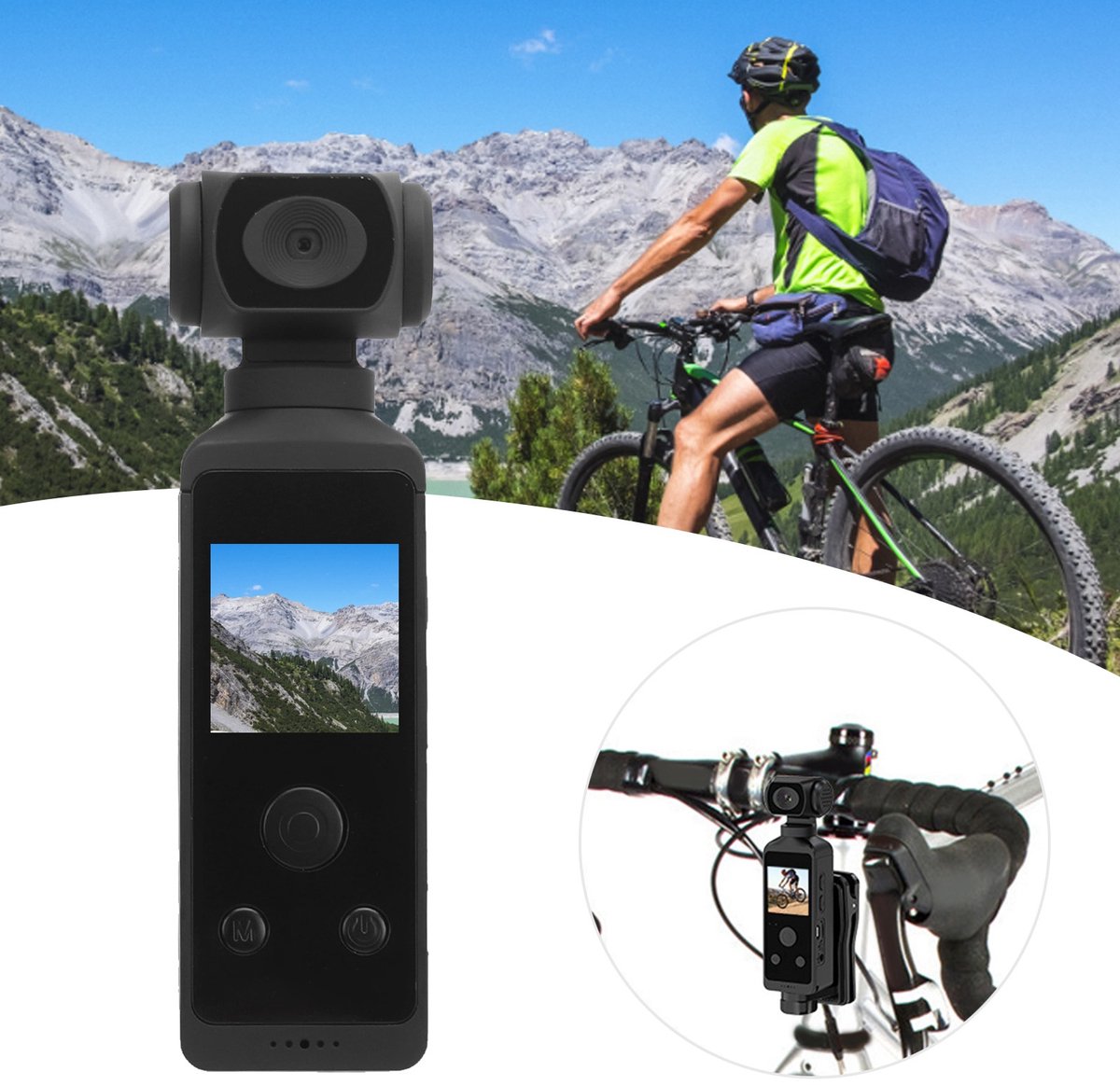 Actiecamera 4K Ultra HD met WiFi en Microfoon