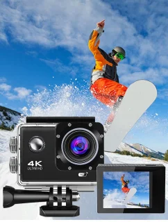 Actiecamera 4K - Zwart