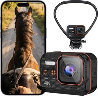 Actiecamera met gimbal