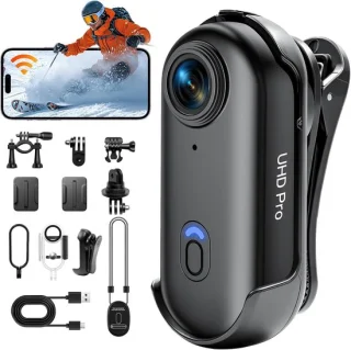 Actiecamera Mini - Zwart - Duimgroot - Waterdicht met WiFi