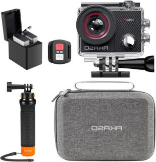 Actiecamera - onderwatercamera - sportcamera - zwart