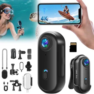 Actiecamera zwart, 128 GB