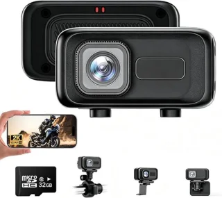 Action cam motorfiets met 32 GB ingebouwd