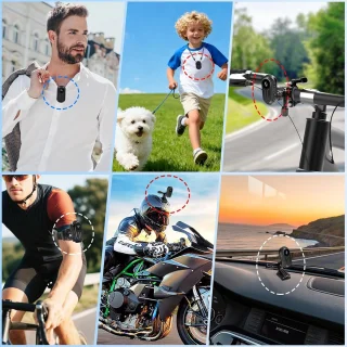Action camera 1080P - helmcamera met magneet - nachtzicht tot 256 GB - ideaal voor motor en outdoor - ShopVlot