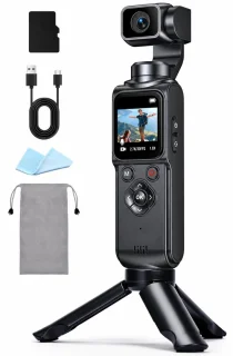 Action camera 4K – 64MP vlogcamera met 64GB kaart