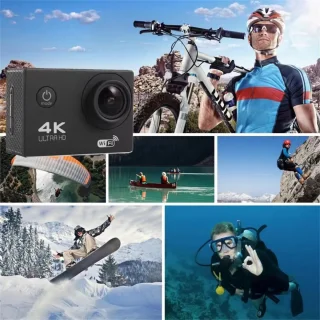 Action Camera 4K Waterdicht 30M inclusief Accessoires