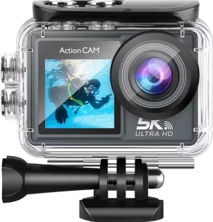 Action Camera 5K Ultra 4K 60FPS 24MP Waterdicht Handycam