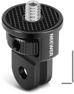 Action camera bevestigingsadapter met 1/4 inch schroef