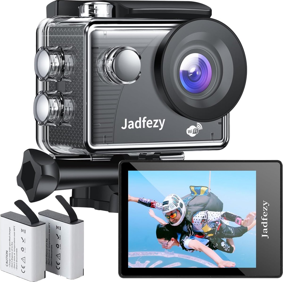 Action Camera Ultra HD 1080p Zwart