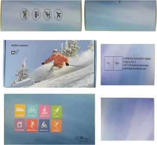 Action Camera Ultra HD 1080p Zwart