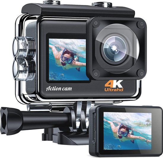 Actioncamera 4K 24MP 60FPS Waterdicht 40M WiFi review