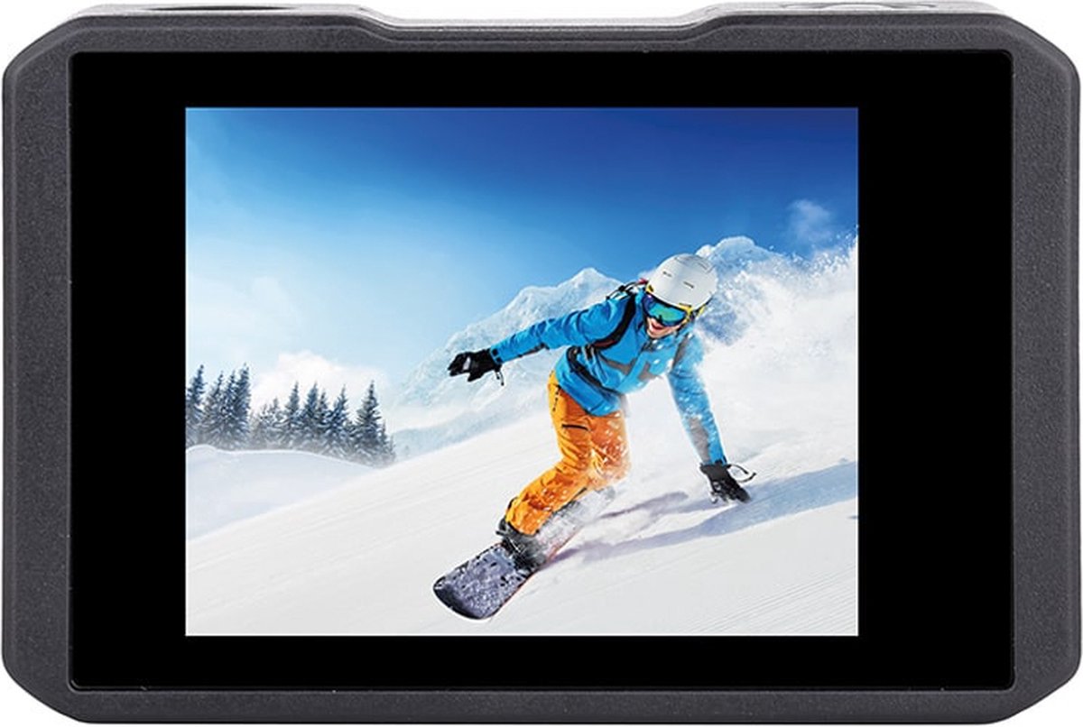 AgfaPhoto Realmove Dual Screen WIFI Sport Camera Zwart