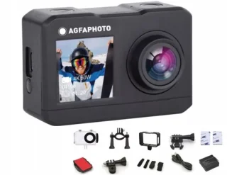AgfaPhoto Realmove Dual Screen WIFI Sport Camera Zwart